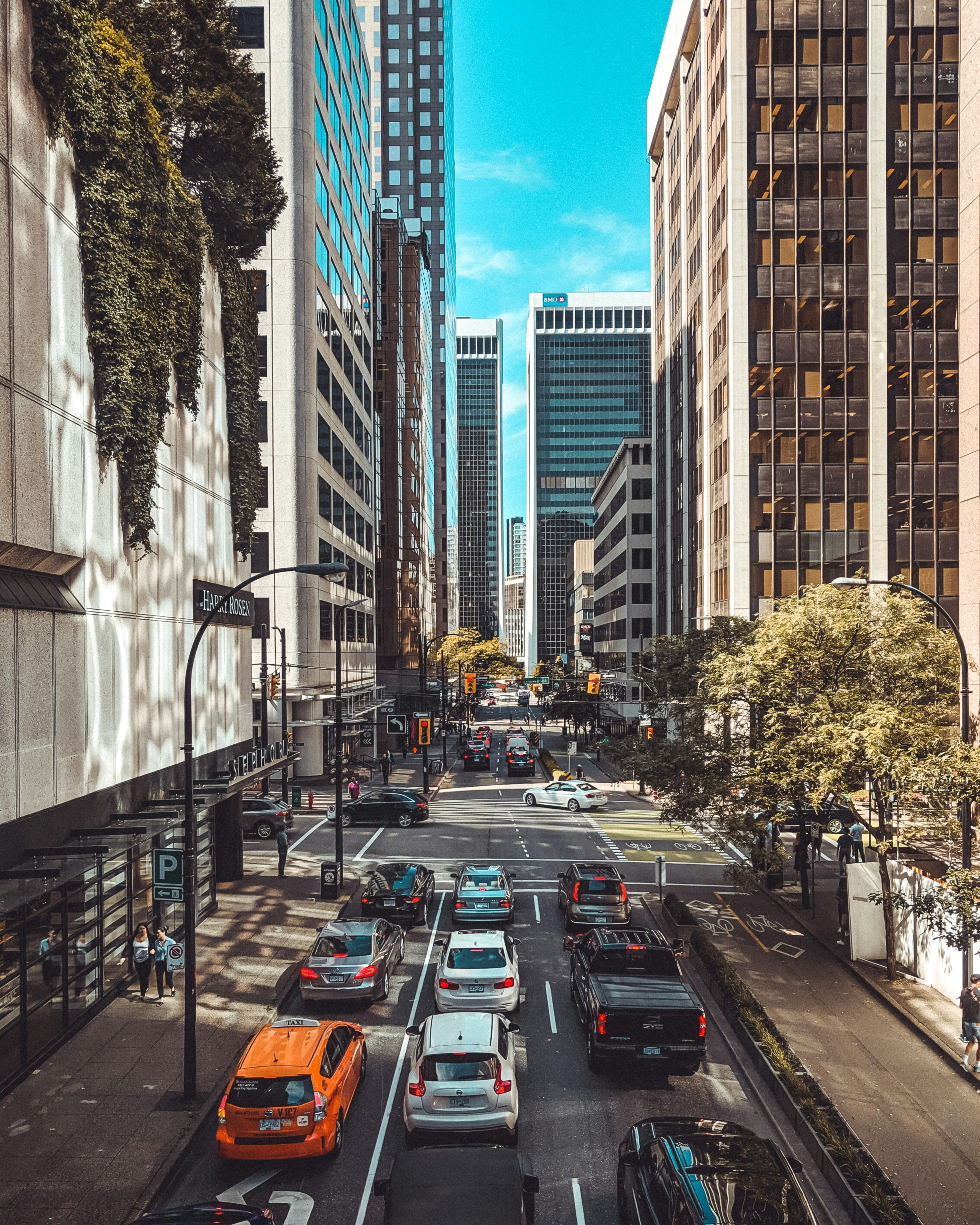 Vancouver City Skyline & Canadian Corporate Landscape